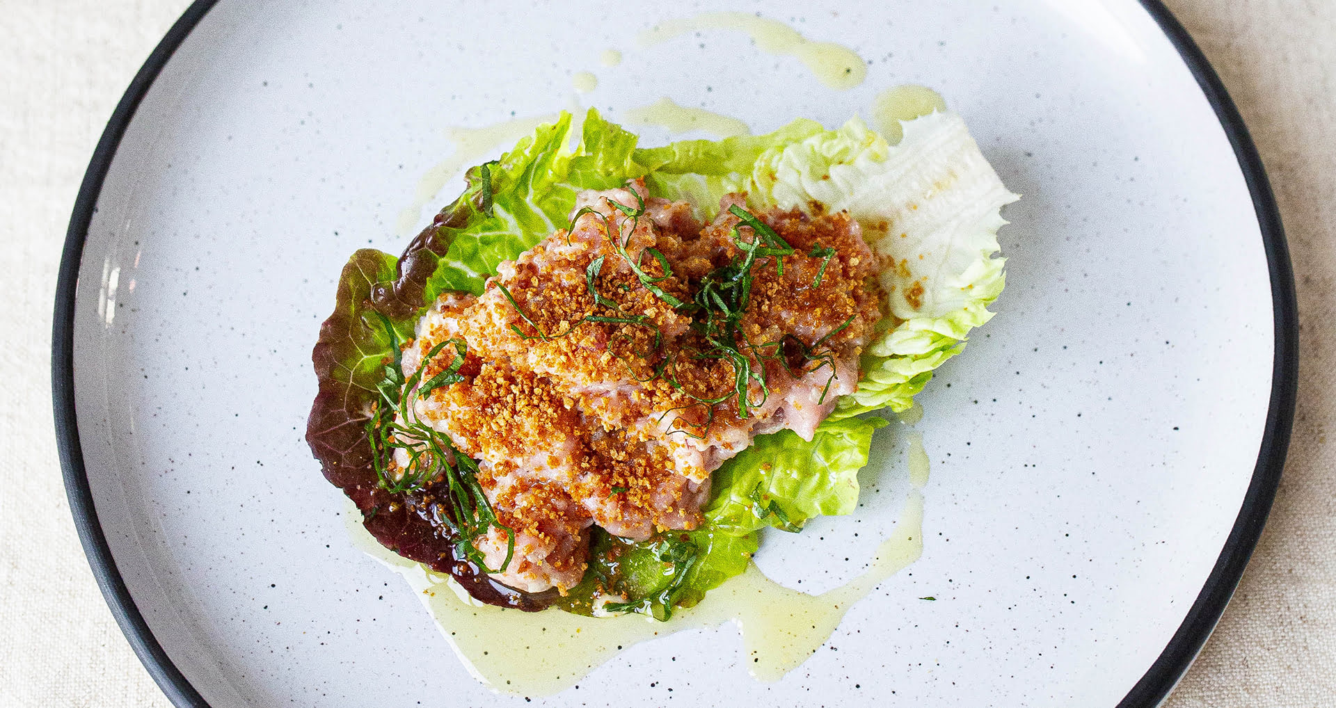 Veal tartare with breadcrumbs – G.H.Mumm