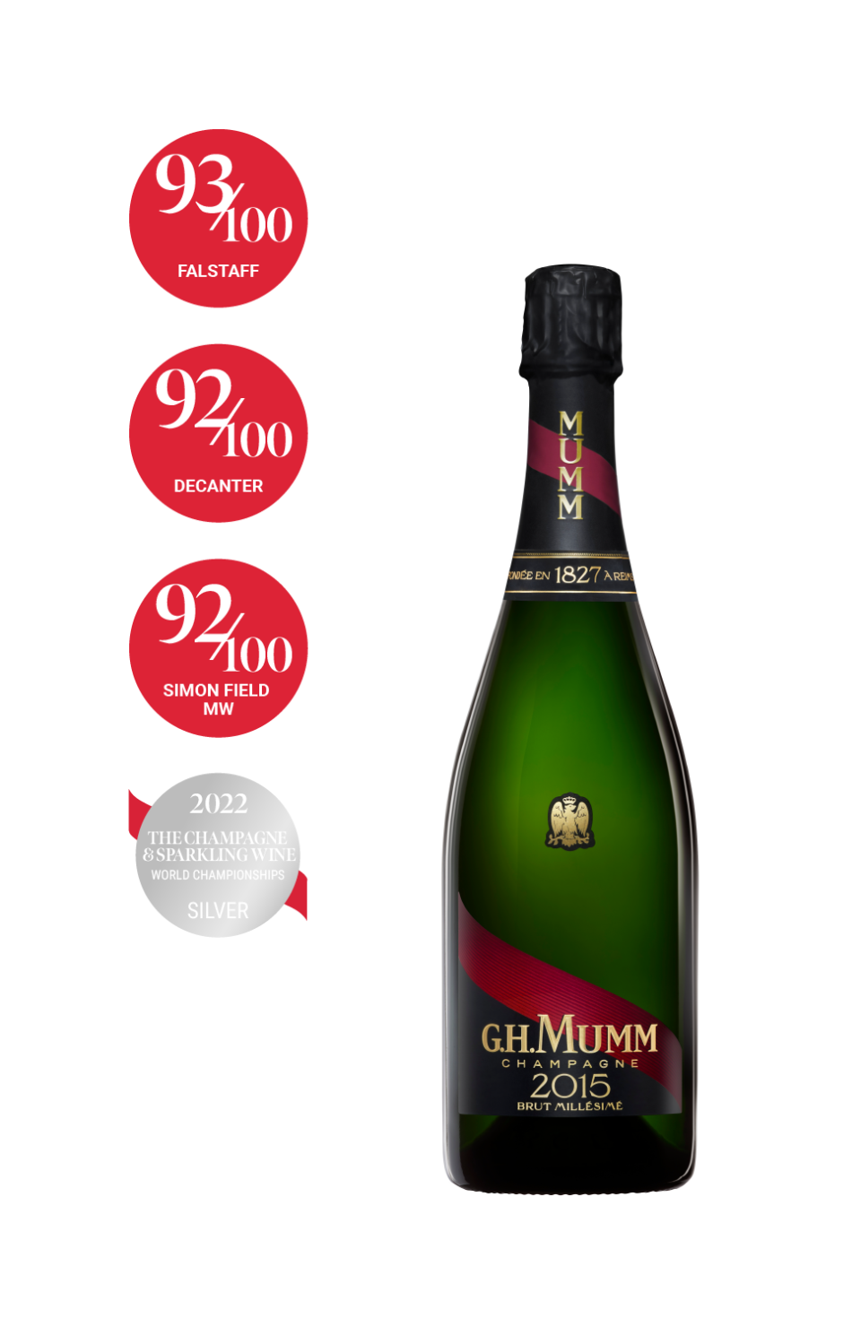 Champagne Brut Millésimé 2015 - G.H. Mumm (astuccio)