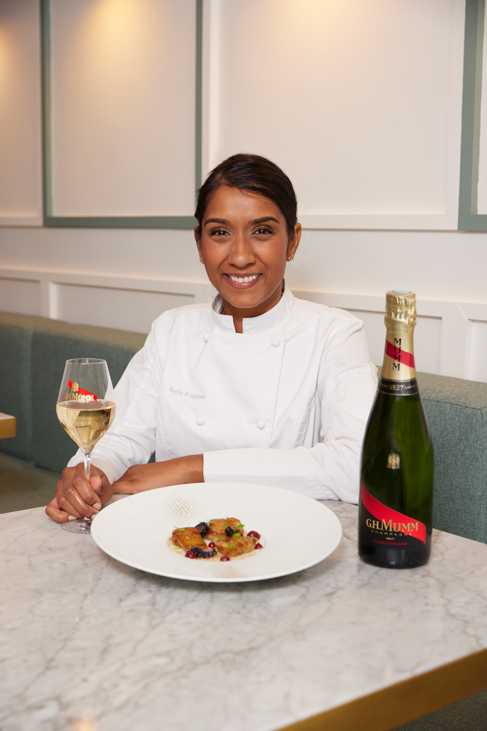 LA TABLE DES CHEFS: CHEF KELLY RANGAMA – G.H.Mumm